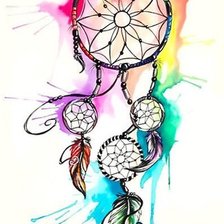 Схема вышивки «Ловец снов»