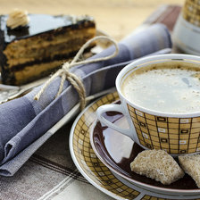 Схема вышивки «Кофе и сладости»