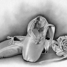 Схема вышивки «balettcipő»