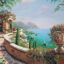 Схема вышивки «Отпуск»