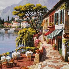 Схема вышивки «На берегу»