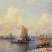 Схема вышивки «море»