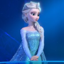 Схема вышивки «Эльза грустит»