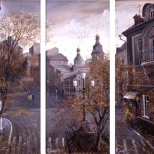 Схема вышивки «триптих»