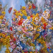 Схема вышивки «букет»