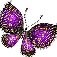 Схема вышивки «Бабочка»