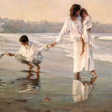 Схема вышивки «семья»