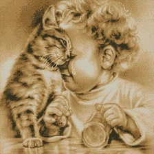 Схема вышивки «друзья»