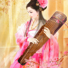 Схема вышивки «японка3»