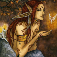 Схема вышивки «Эльфийка»