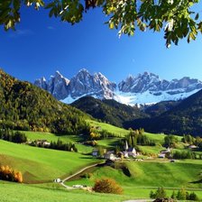 Схема вышивки «Горы Италии»