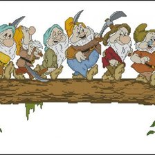 Схема вышивки «гномики»