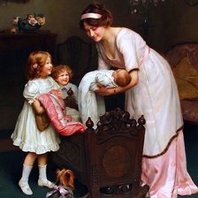 Схема вышивки «Дети»