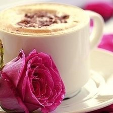 Схема вышивки «Чашка кофе»