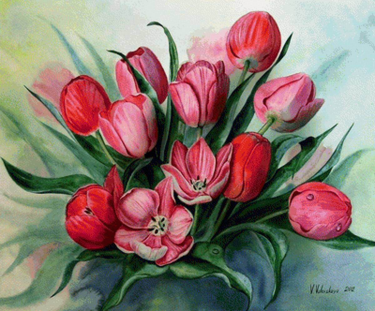 тюльпаны - тюльпаны - предпросмотр