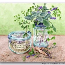 Схема вышивки «Ervas»