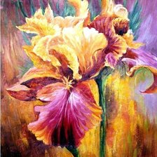 Схема вышивки «Ирисы»