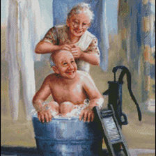 Схема вышивки «семья»