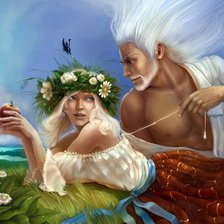 Схема вышивки «Пара»