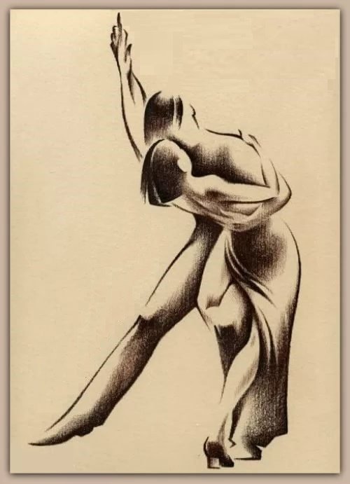 танго - танец, пара, танго - оригинал