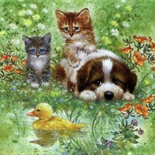 Схема вышивки «друзья2»