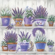 Схема вышивки «Лаванда»