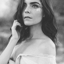 Схема вышивки «Девушка»