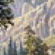 Предпросмотр схемы вышивки «вид с водопадом» (№1667466)