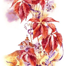 Схема вышивки «осень»