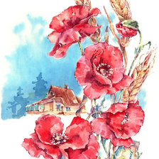 Схема вышивки «лето»