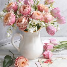 Схема вышивки «розы»