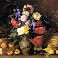 Схема вышивки «Иван Хруцкий. Цветы и плоды»