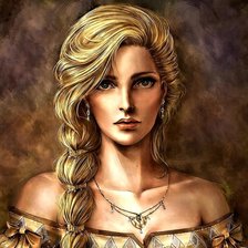 Схема вышивки «девушка»