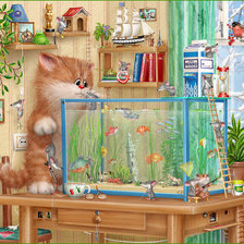 Схема вышивки «Серия "Котомышки"»