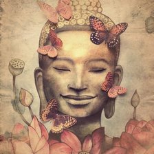 Схема вышивки «Будда»
