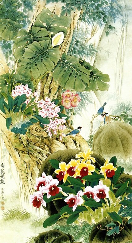 китайская живопись - оригинал