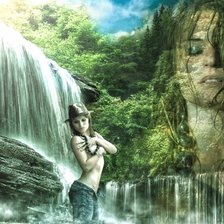 Схема вышивки «девушка»