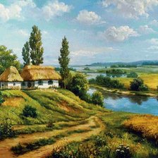 Схема вышивки «живопись»