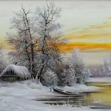 Схема вышивки «J K - zima»