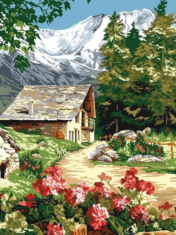 домик в горах - оригинал