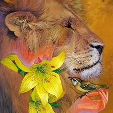 Схема вышивки «сила и нежность»