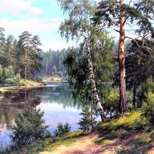 Схема вышивки «На берегу»