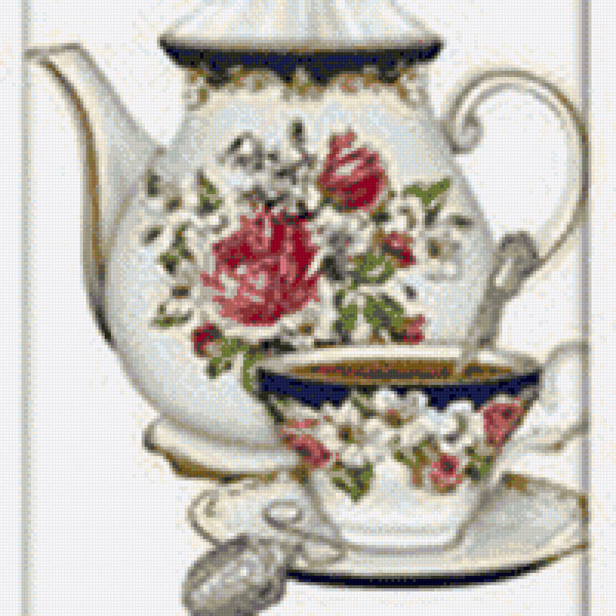 чайный сервиз - предпросмотр