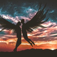 Схема вышивки «Крылья»