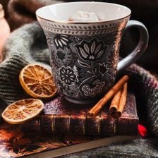 Схема вышивки «Чай с корицей»