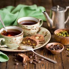 Схема вышивки «Кофе»