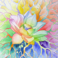 Схема вышивки «Лотос»