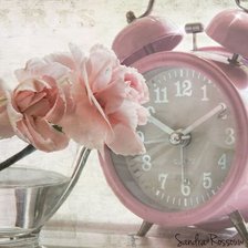 Схема вышивки «часы»