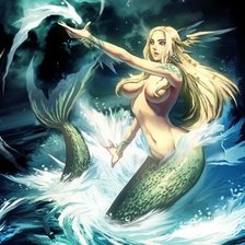 Схема вышивки «Сирена»