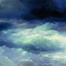 Схема вышивки «море Айвазовский»